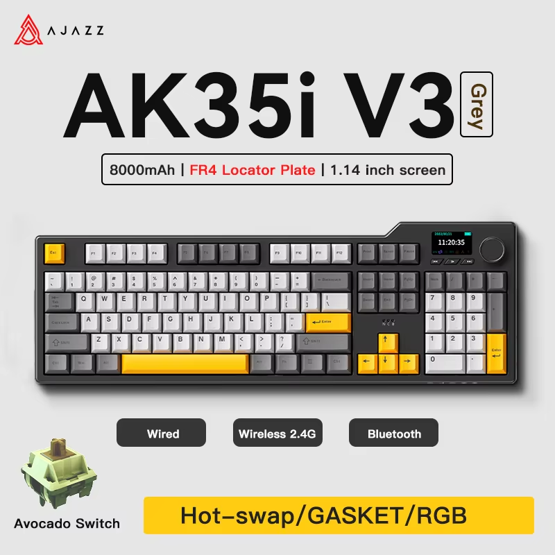 Gaming Keyboard Tkl - Ajazz AK35I V3 MAX Keyboard Gaming
