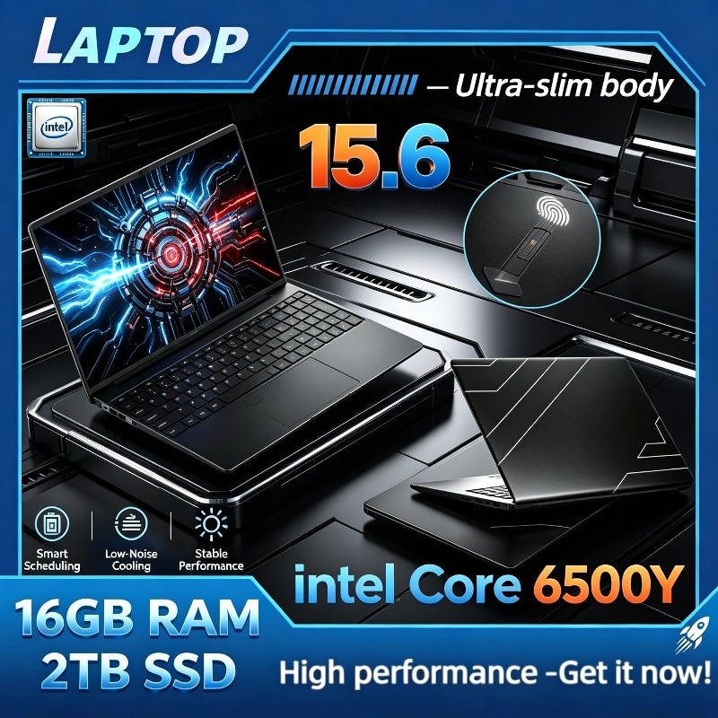 Gaming Keyboard 2026 - Laptop Gaming Portabel Hitam 15,6 Inci