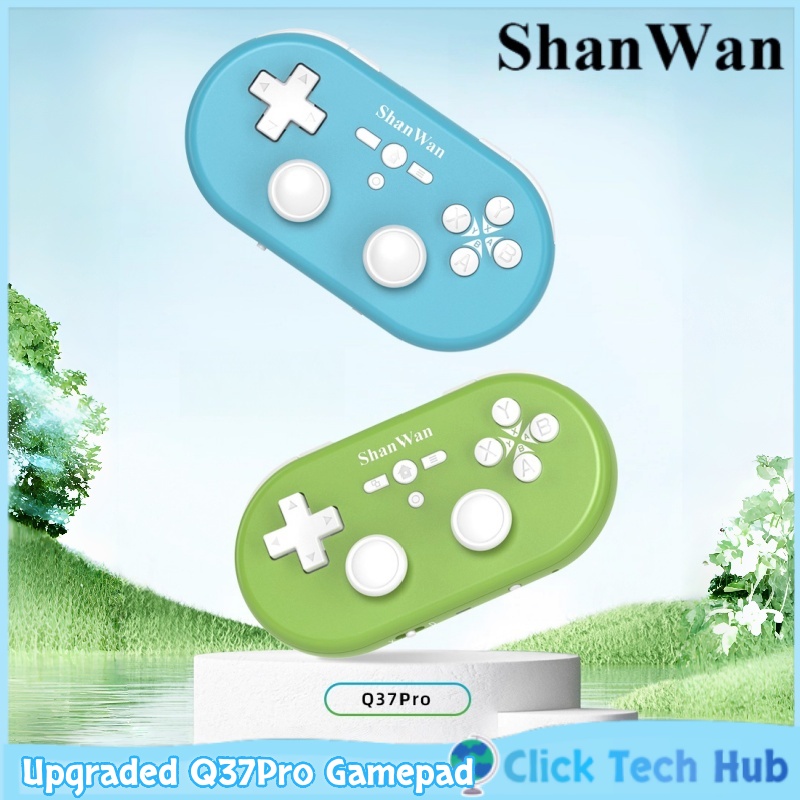 Gaming Keyboard Mouse Wireless - Pengontrol Game Portabel Mini Shanwan Q37pro