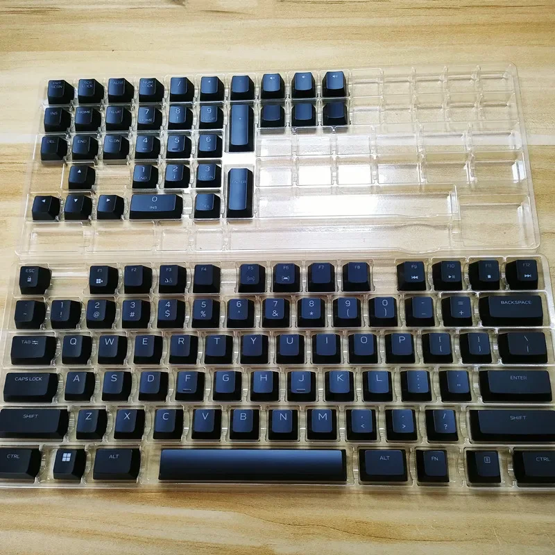 Keyboard Gaming Black - Tutup kunci pengganti hitam tunggal untuk
