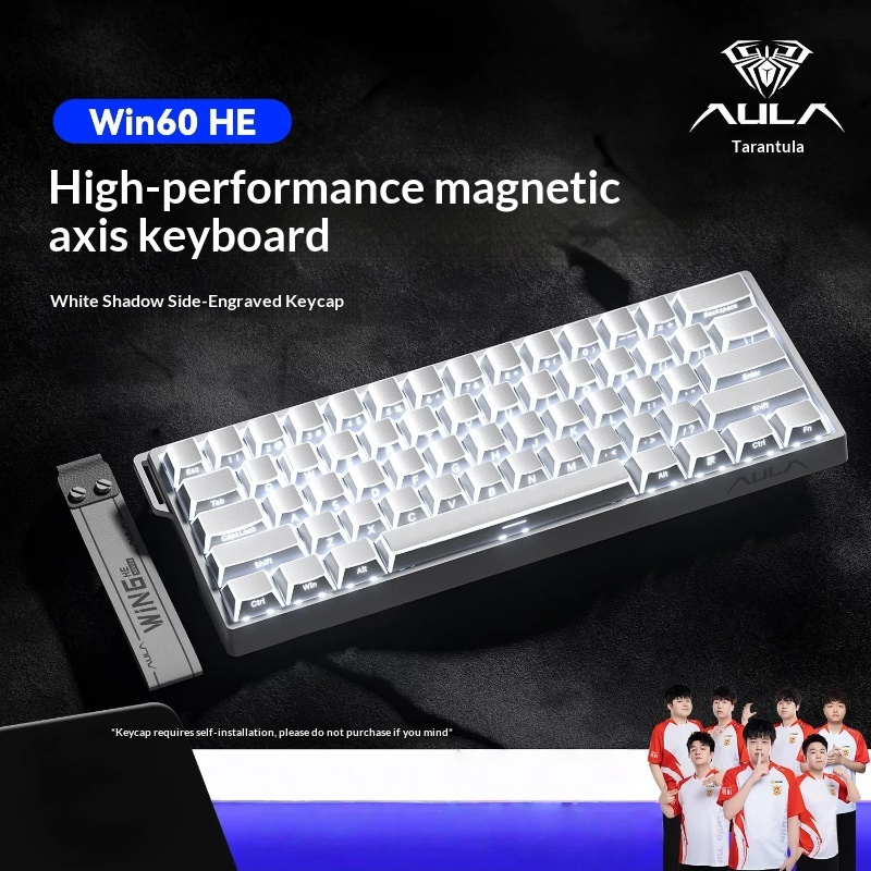 Keyboard Gaming Transparent - Aula Win60 Keyboard Mekanis Sakelar Magnetik