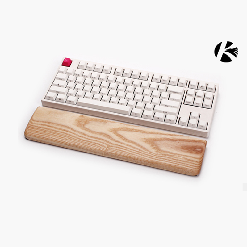 Gaming Keyboard Ergonomic - Kashcy Ashtree Sandaran Tangan Kayu Solid