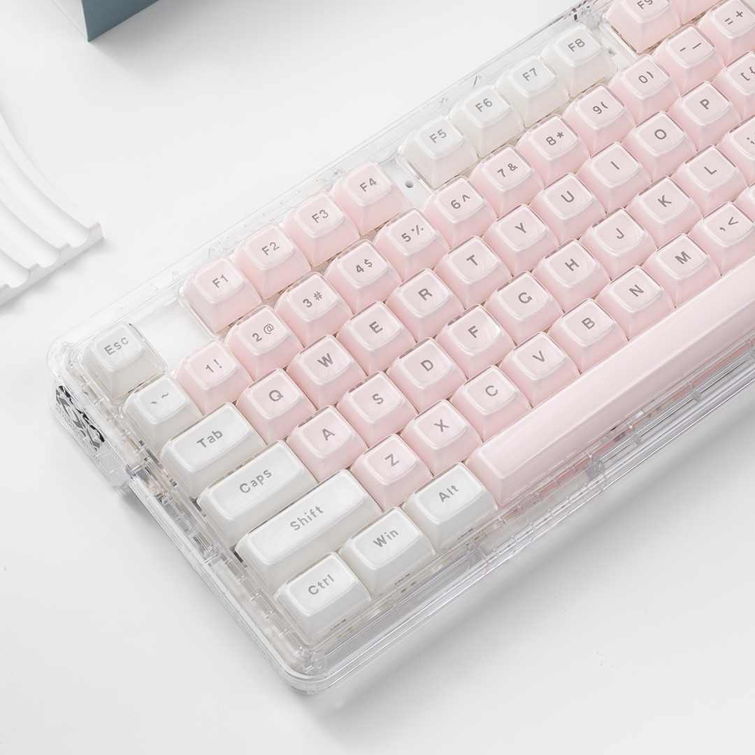 Keycaps Transparan Kristal Pin - Keyboard Gaming Transparent ulasan dan harga