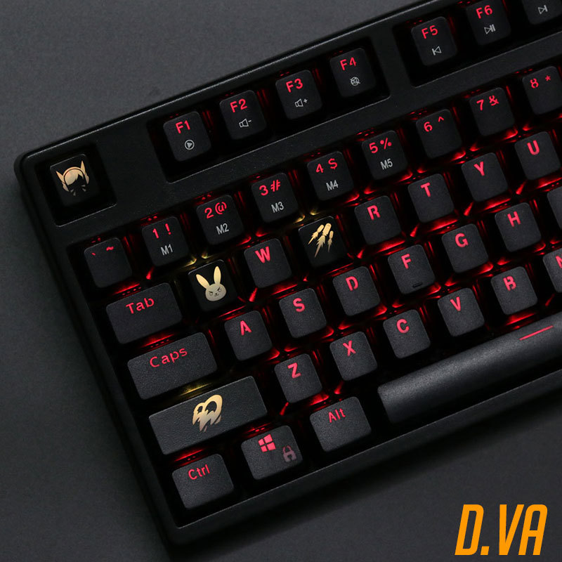 4 Buah/Set Set Kunci Lampu Lat - Keyboard Gaming Black ulasan dan harga