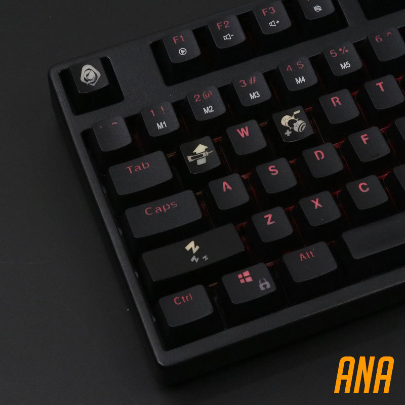 4 Buah/Set Set Kunci Lampu Lat - Keyboard Gaming Black ulasan dan harga