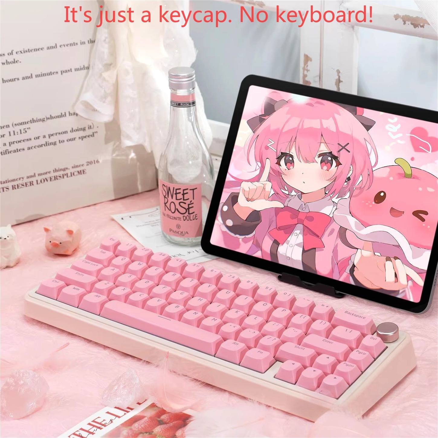 Kit Keychain Transparan Karakt - Keyboard Gaming Transparent ulasan dan harga