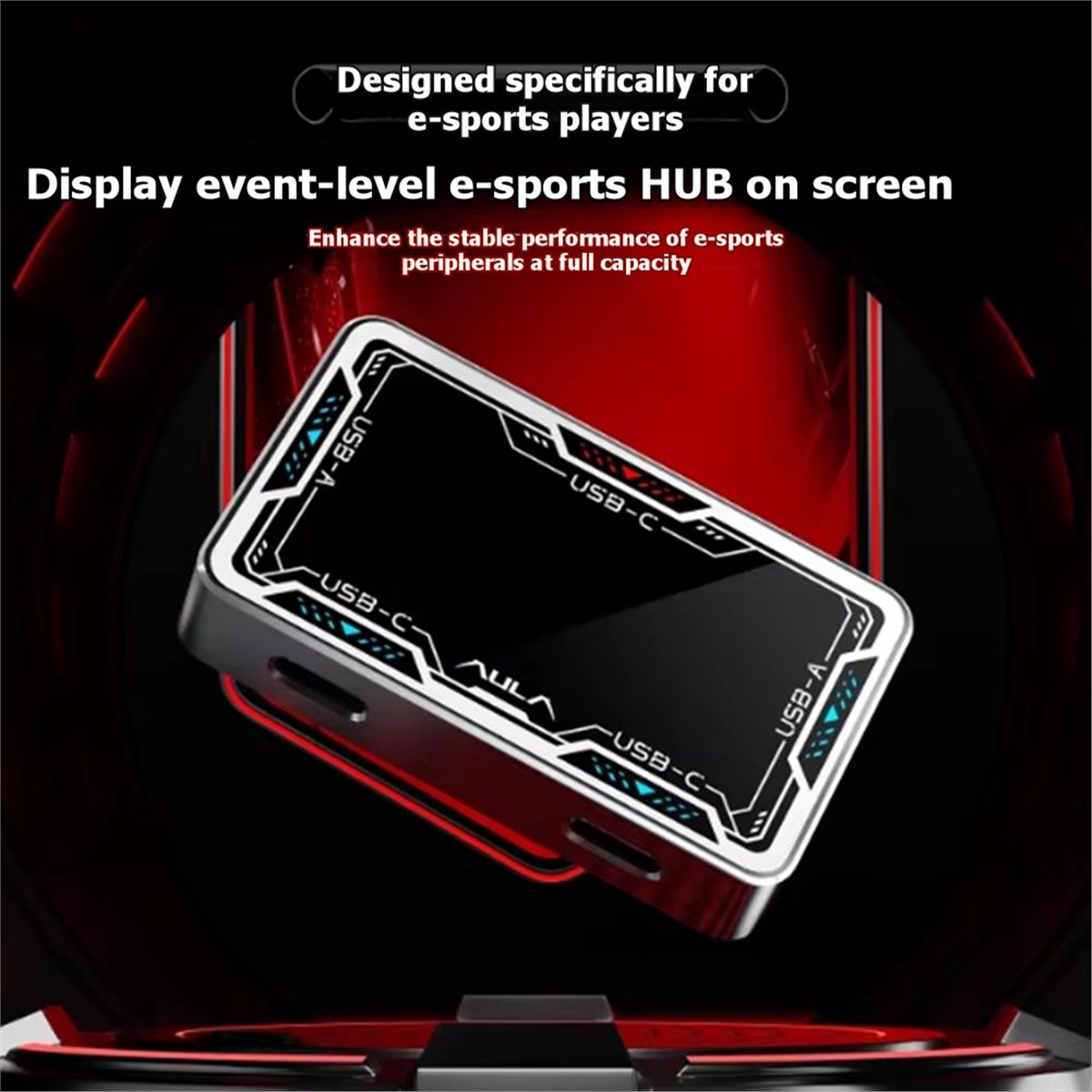 USB HUB Gaming 8K Kecepatan Ti - Gaming Keyboard Splitter ulasan dan harga