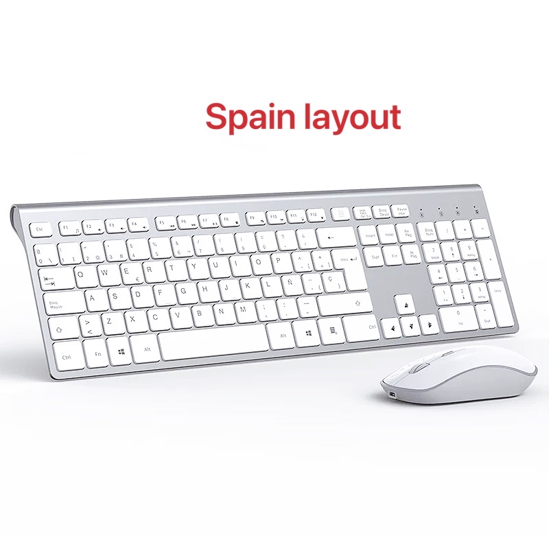 Set Keyboard dan Mouse nirkabe - Gaming Keyboard Ergonomic ulasan dan harga