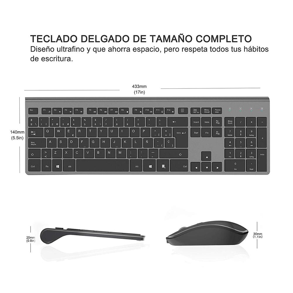 Set Keyboard dan Mouse nirkabe - Gaming Keyboard Ergonomic ulasan dan harga