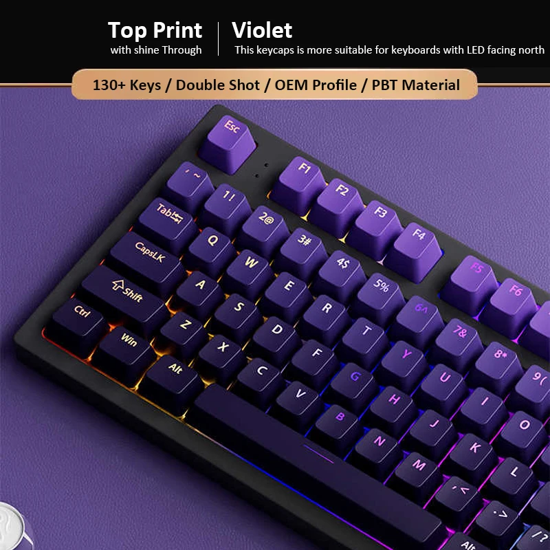 Keycap PBT Double Shot Custom  - Gaming Keyboard Top ulasan dan harga