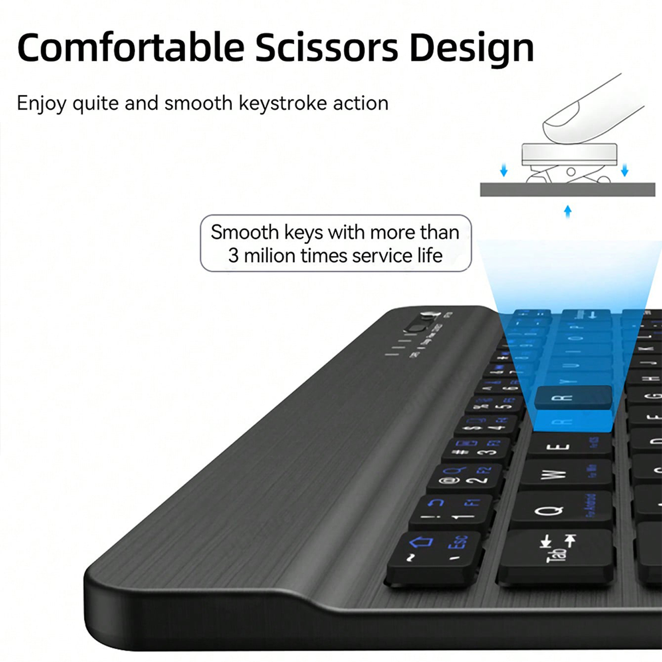 Keyboard Multibahasa untuk Tab - Gaming Keyboard Mouse Wireless ulasan dan harga