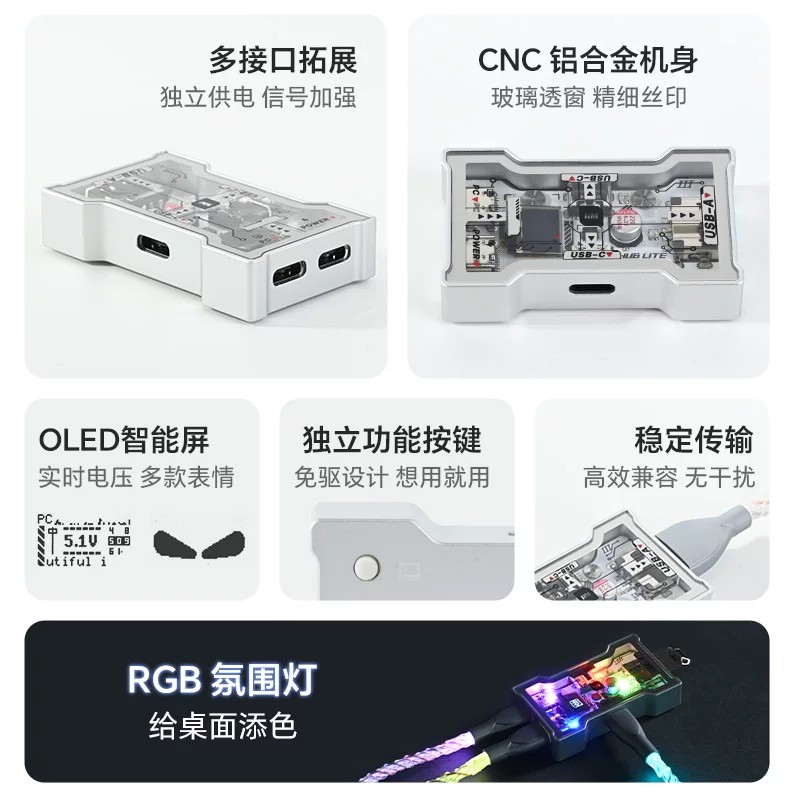 HMHUB HUBLite U Hub USB Multif - Gaming Keyboard Splitter ulasan dan harga