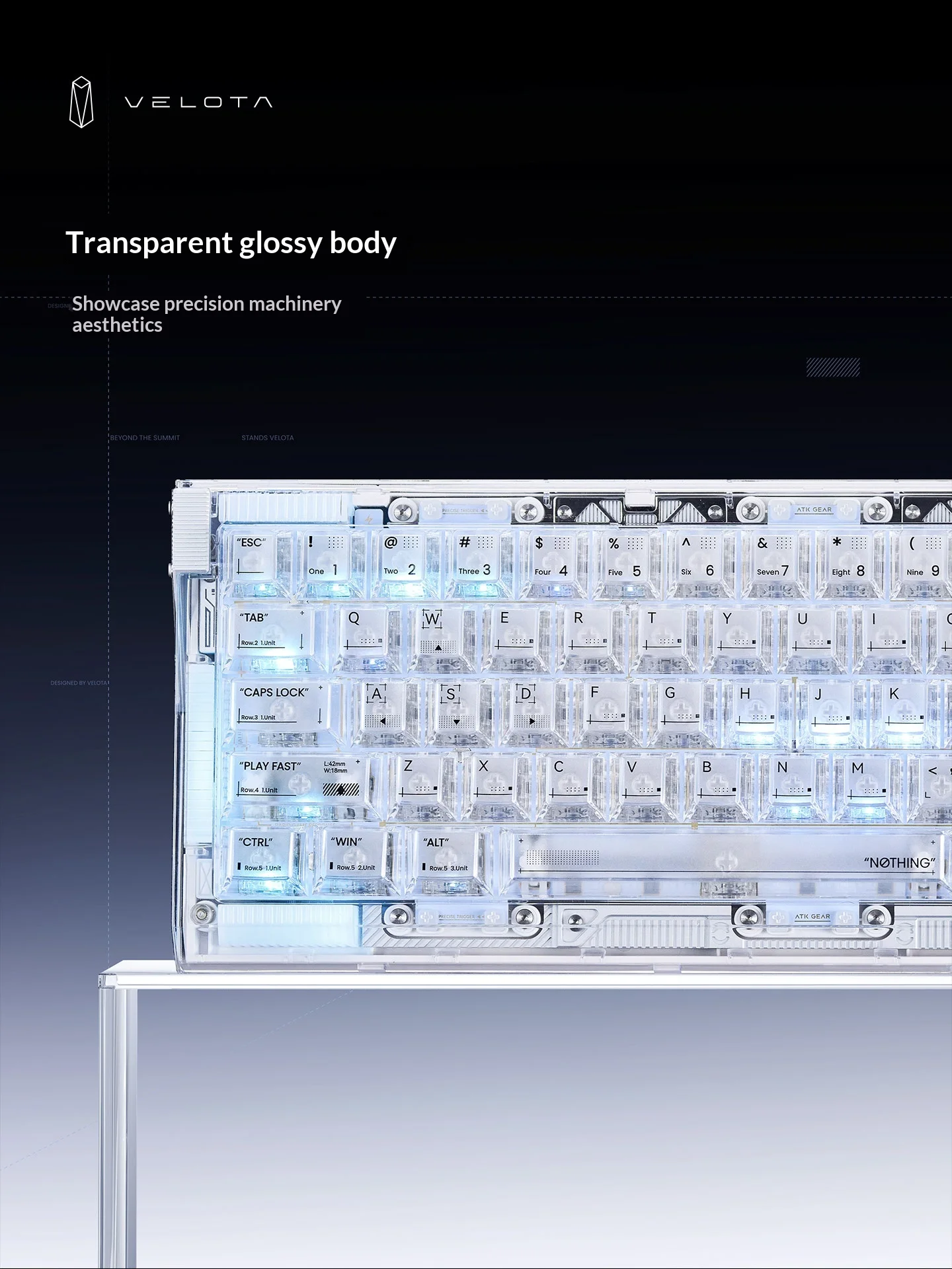 ATK Velota Nothing 68, Keyboar - Gaming Keyboard Hall Effect Switches ulasan dan harga