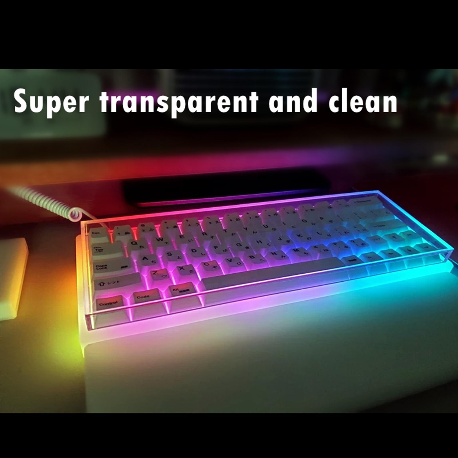 Sarung Keyboard Mekanikal akri - Keyboard Gaming Transparent ulasan dan harga