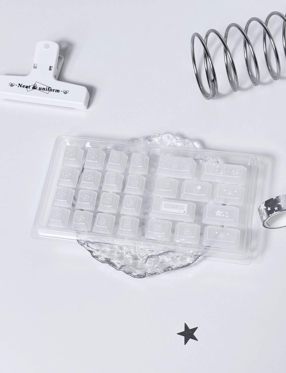 Tombol Keyboard Kawai Miffy, B - Keyboard Gaming Transparent ulasan dan harga