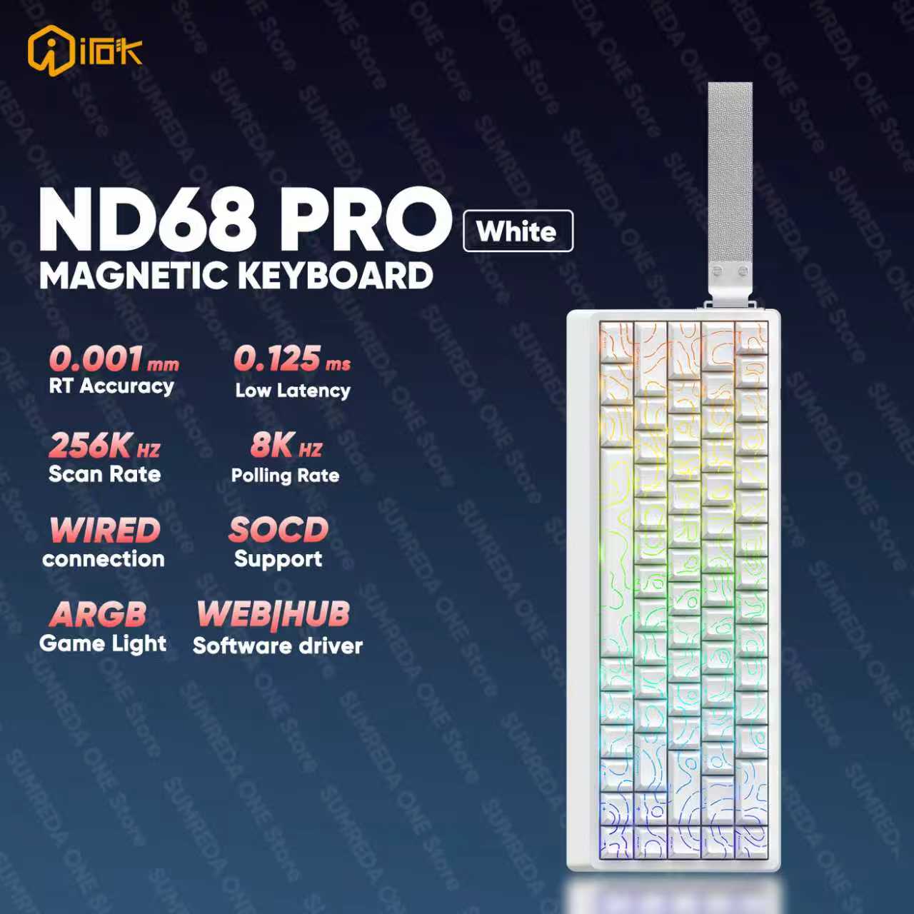 Keyboard Mekanik Gaming IROK N - Gaming Keyboard Hall Effect Switches ulasan dan harga